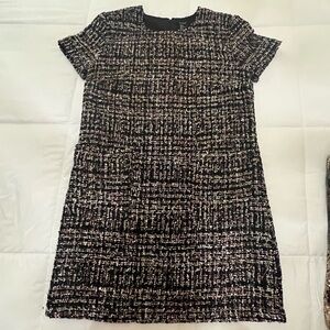 Elegant Black and Gold Women's Dress